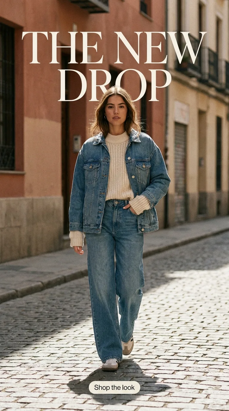 AI-generated Fashion ad creative: The new drop