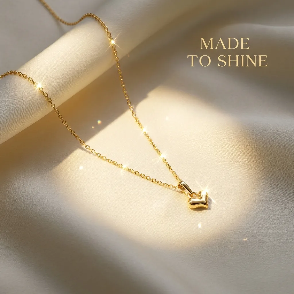 AI-generated Jewelry ad creative: Made to shine