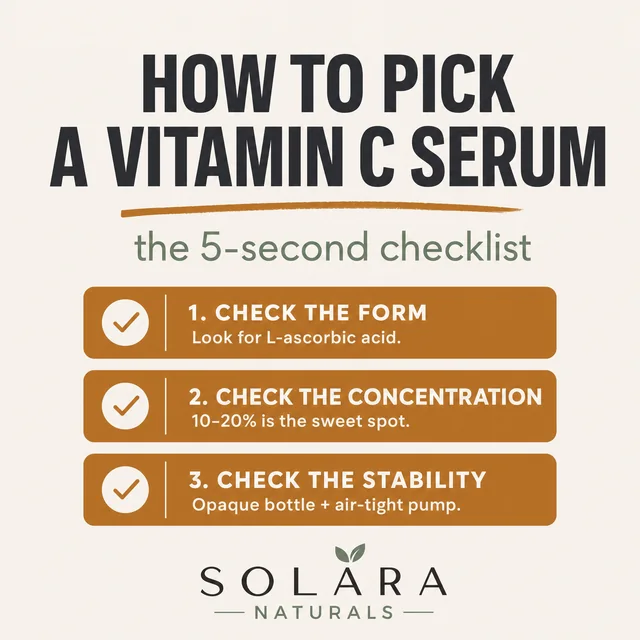 Sample Solara ad, ingredient proof angle
